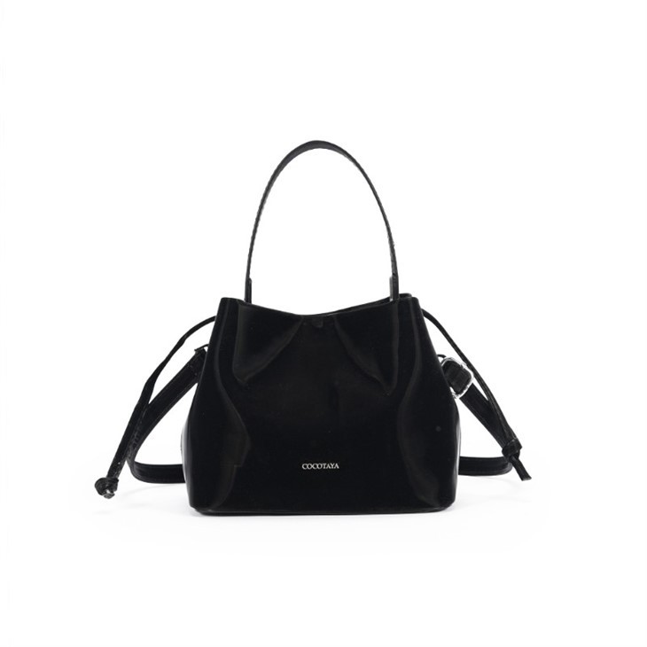 Pleated Shiny Small Square Bag factory